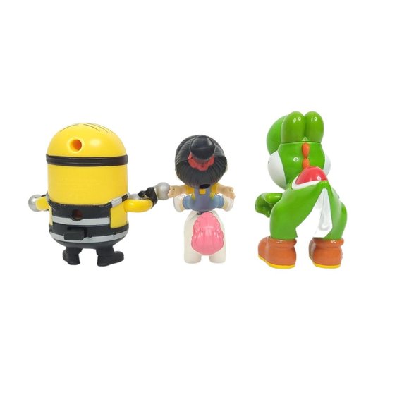McDonalds Happy Meal Toy Yoshi Despicable Me Minion Agnes Unicorn Lot Of 3 - Picture 4 of 8